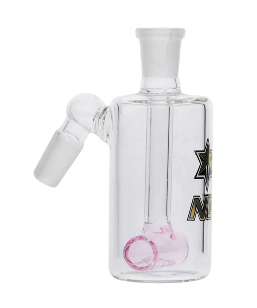 Nice Glass 14mm 45° Inline Tube Perc Ash Catcher - Image 4