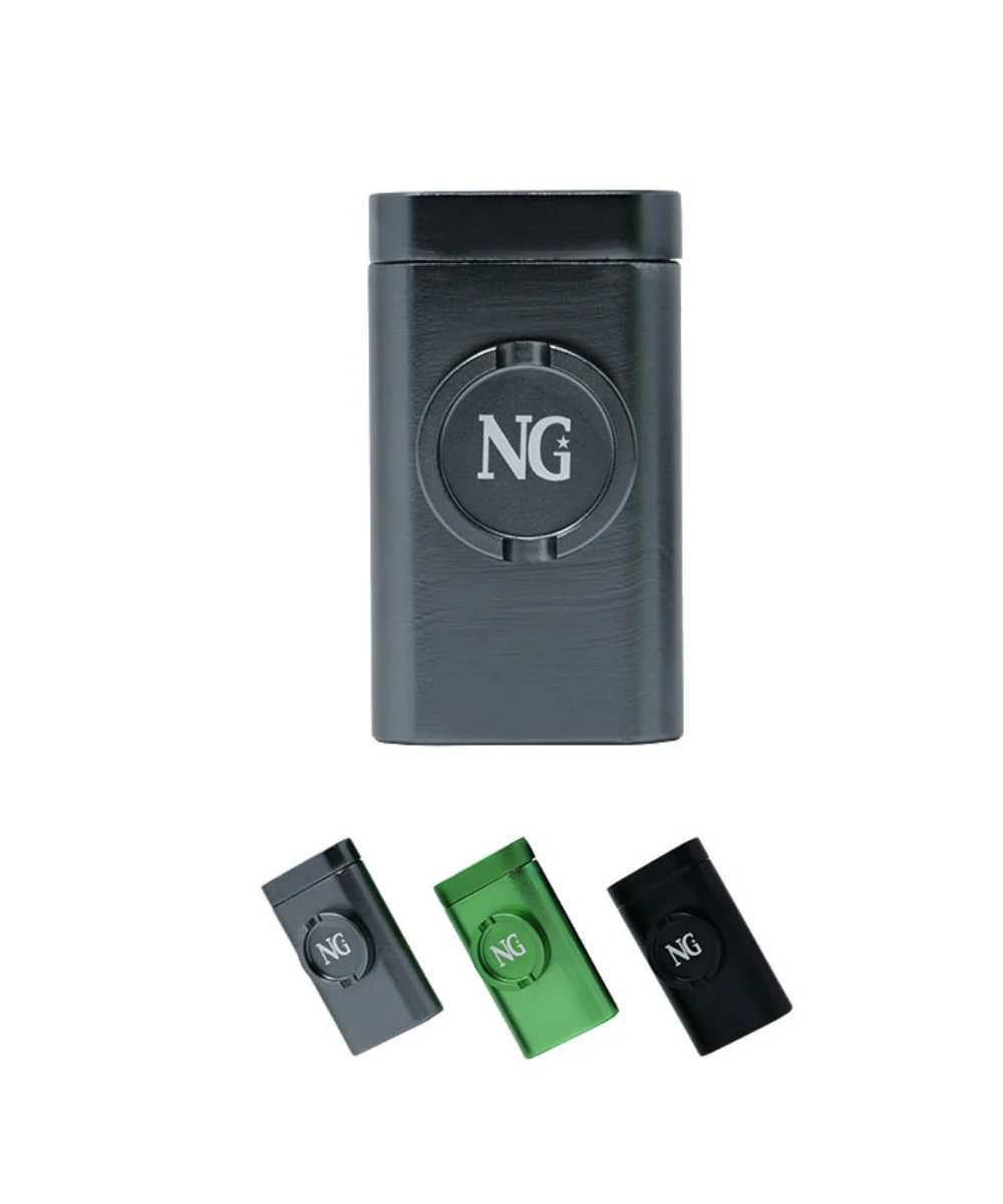Nice Glass Metal Dugout With Grinder - Image 2