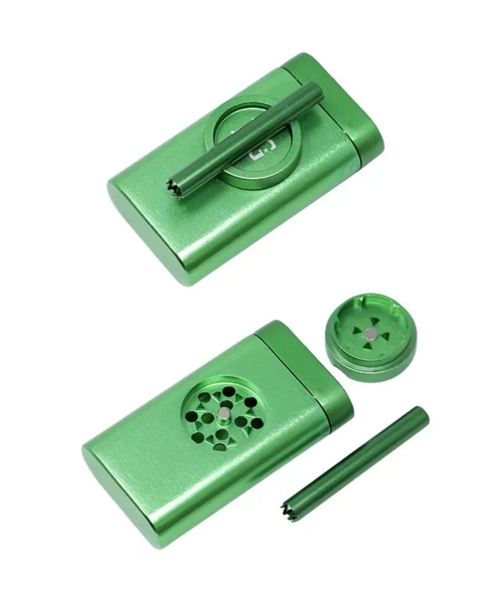 Nice Glass Metal Dugout With Grinder - Image 4