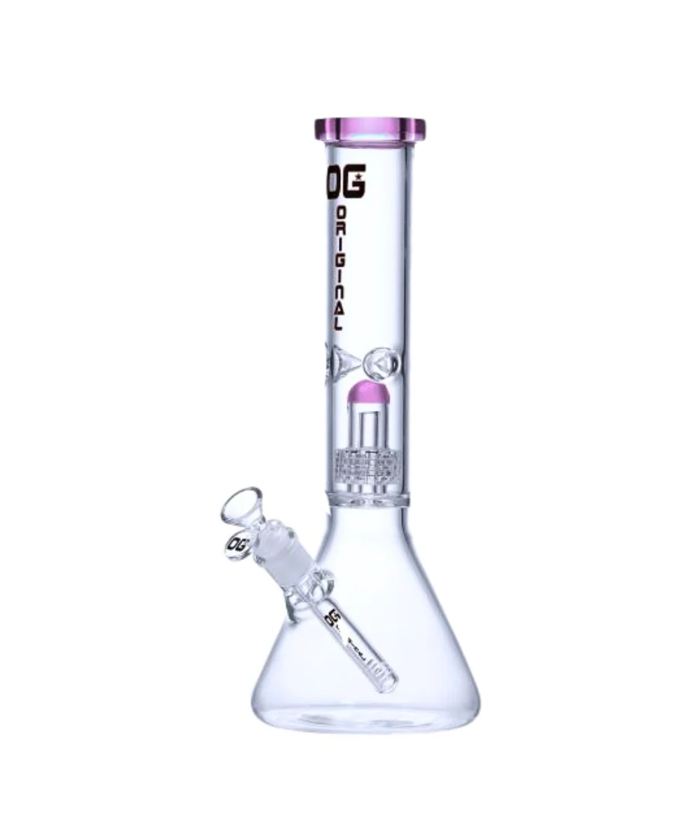 OG Original 14" Showerhead Perc Beaker Bong - Image 3