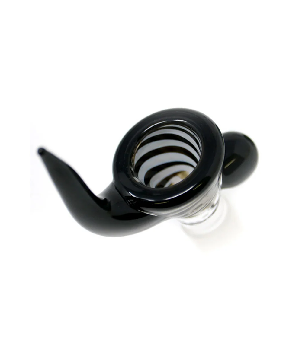 Preemo 14mm Swirl Worked Horn Bowl - Image 2