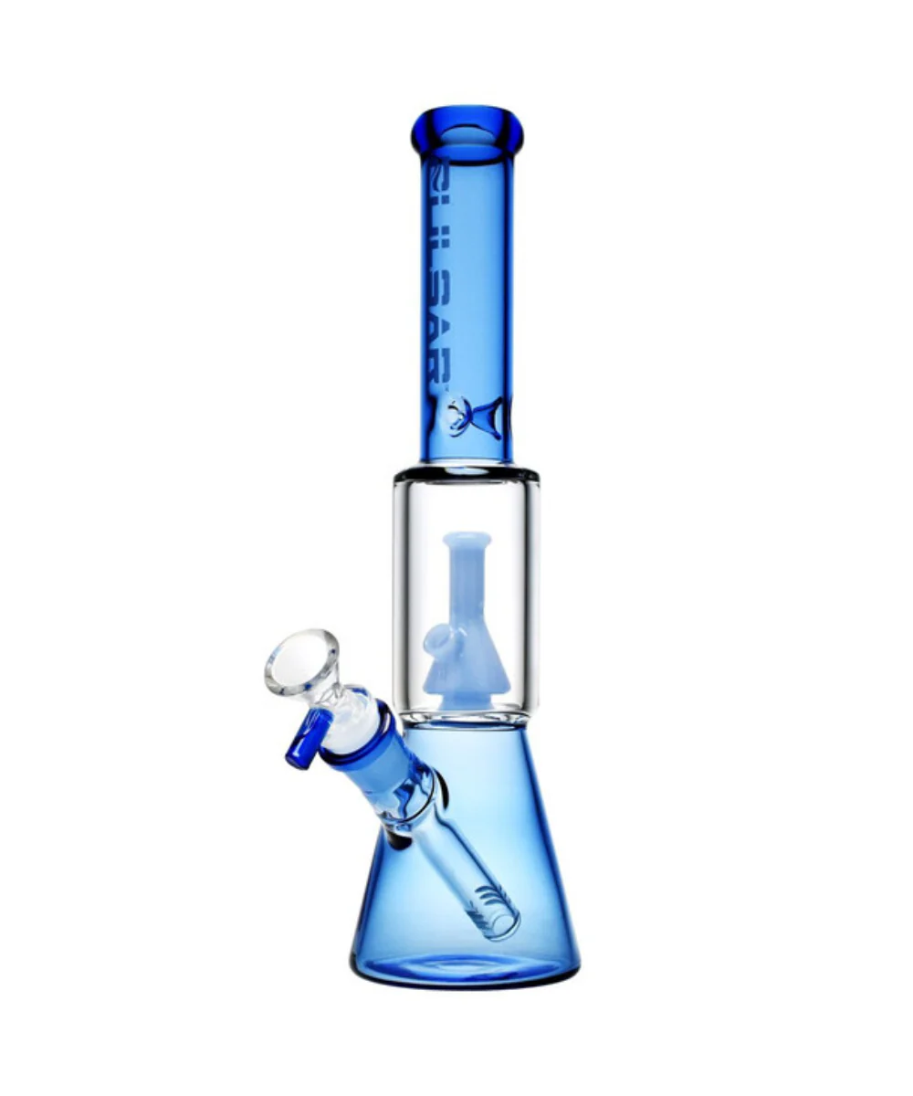 Pulsar 11.5" Beaker On Beaker Glass Bong - Image 2