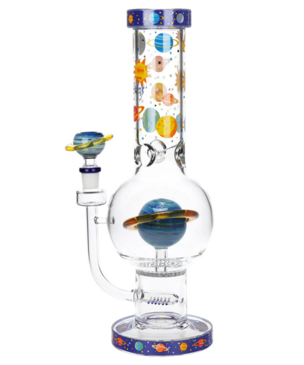 Pulsar 12.5" Rings Of Saturn Glass Bong - Image 3