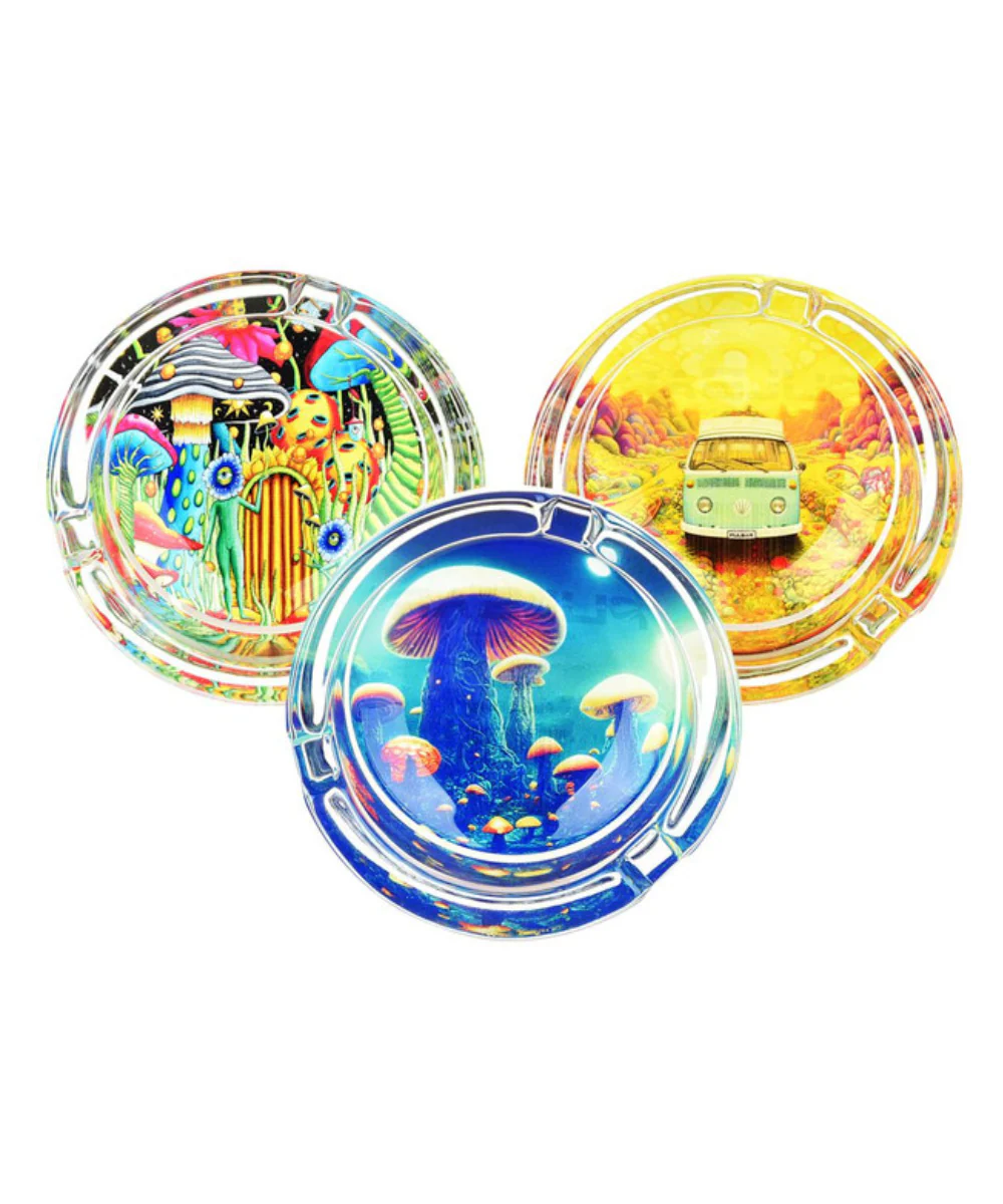 Pulsar Small Round Glass Ashtray - Image 2