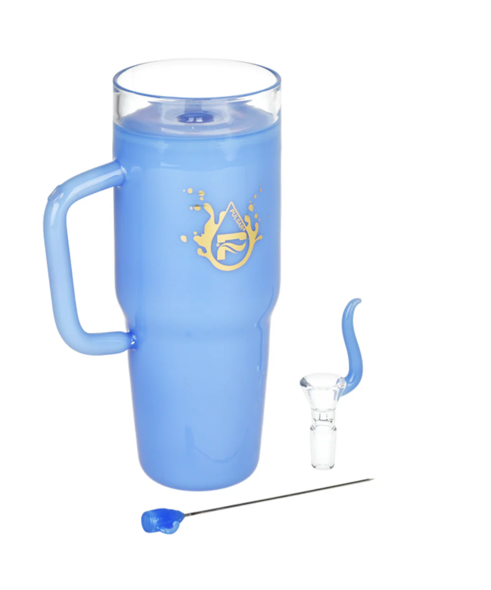Pulsar Stonely Cup Glass Water Pipe - Image 2