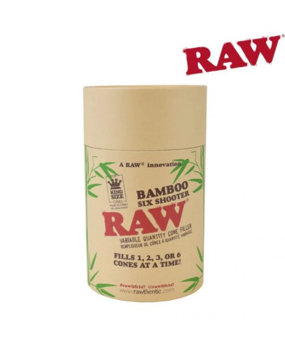 Raw King Sized Bamboo Six Shooter - Image 3