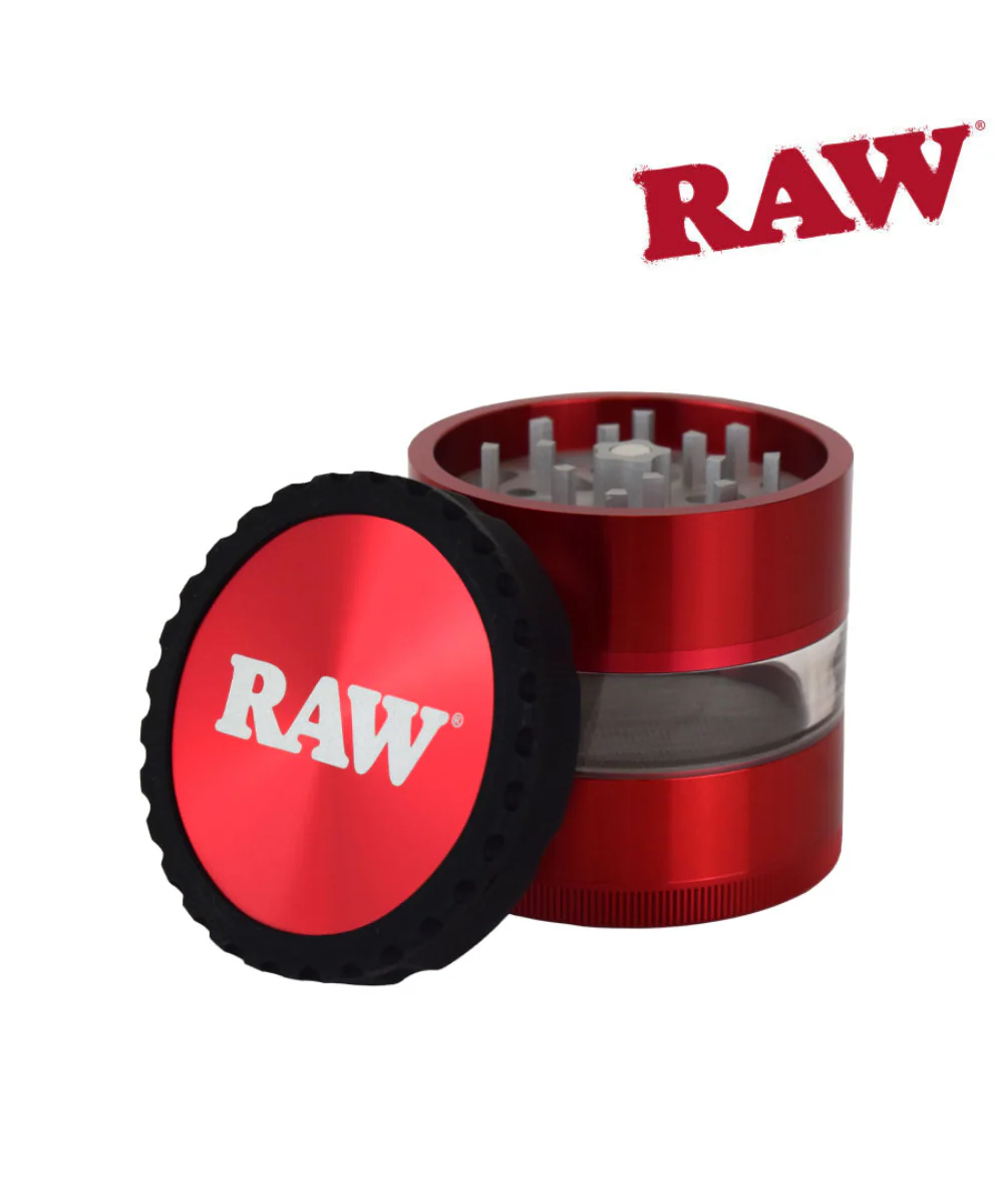 Raw Life Clear Body 4-Piece Grinder - Image 2
