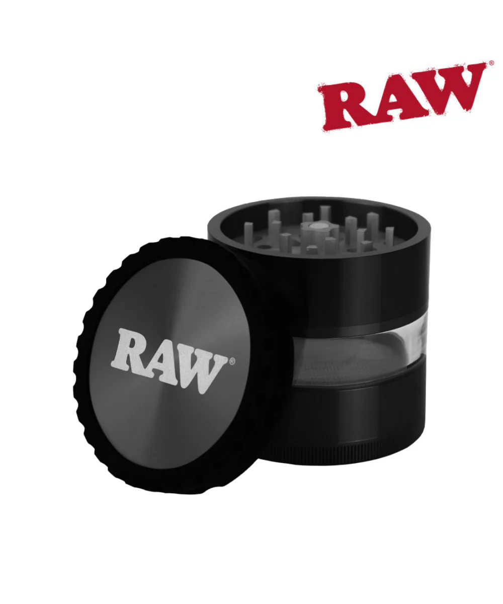 Raw Life Clear Body 4-Piece Grinder - Image 4