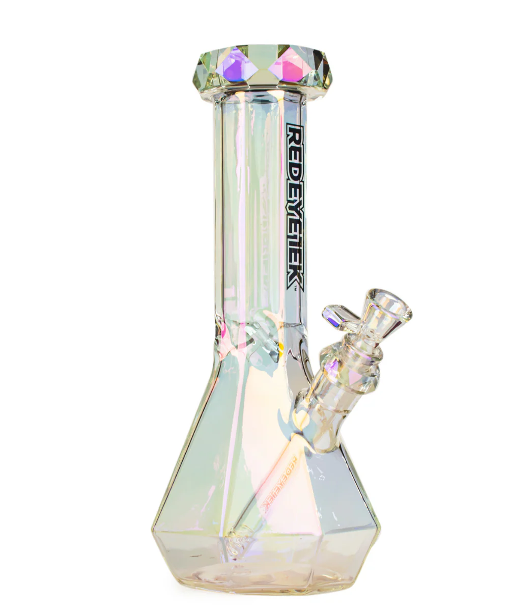 Red Eye Glass 12" Metallic Orion Beaker Bong - Image 3
