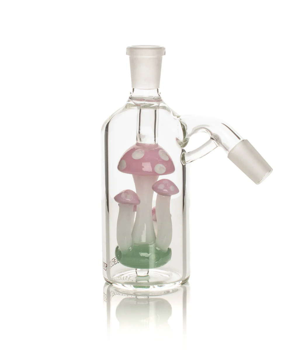 Red Eye Glass 14mm 45° Amanita Ash Catcher - Image 2
