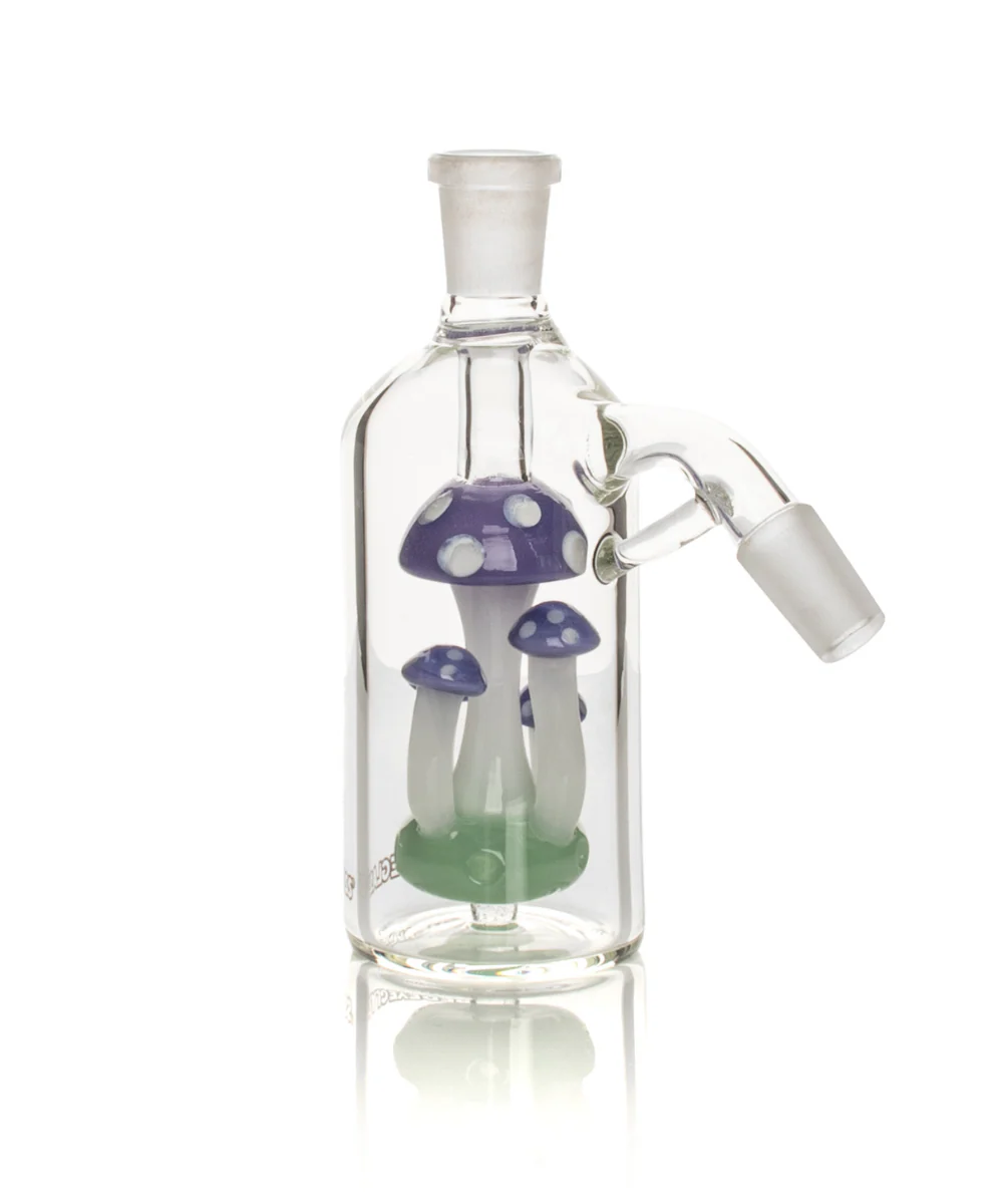 Red Eye Glass 14mm 45° Amanita Ash Catcher - Image 3