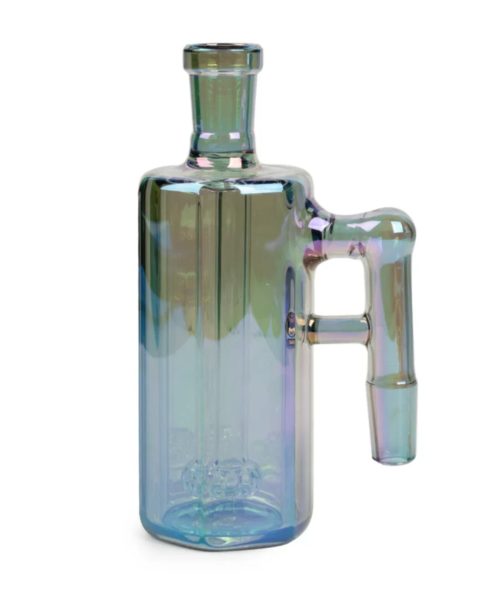 Red Eye Glass 14mm 90° Hex Tube Ash Catcher - Image 2