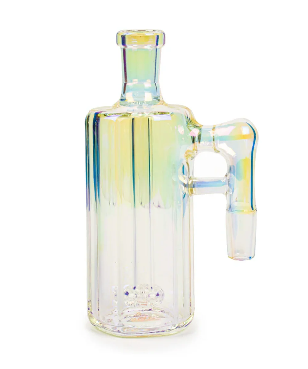 Red Eye Glass 14mm 90° Hex Tube Ash Catcher - Image 3