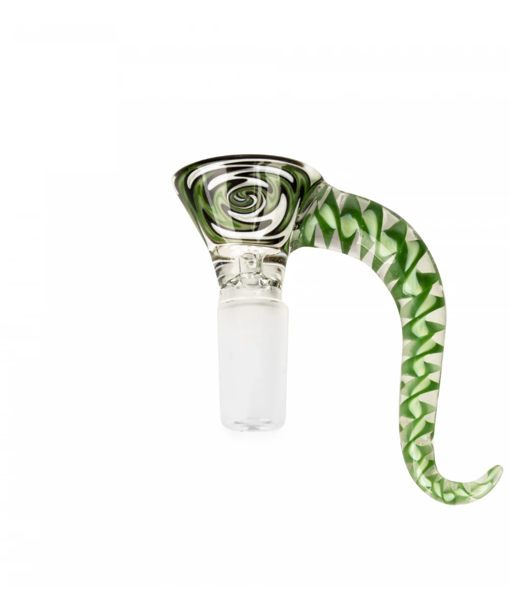 Red Eye Glass 14mm Carnival Cone Bowl - Image 2