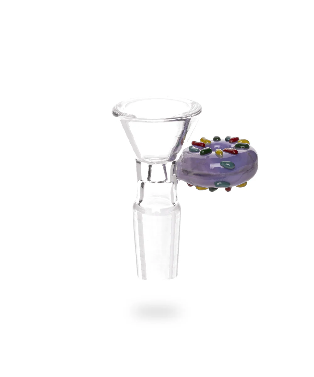 Red Eye Glass 14mm Donut Handle Bong Bowl - Image 4