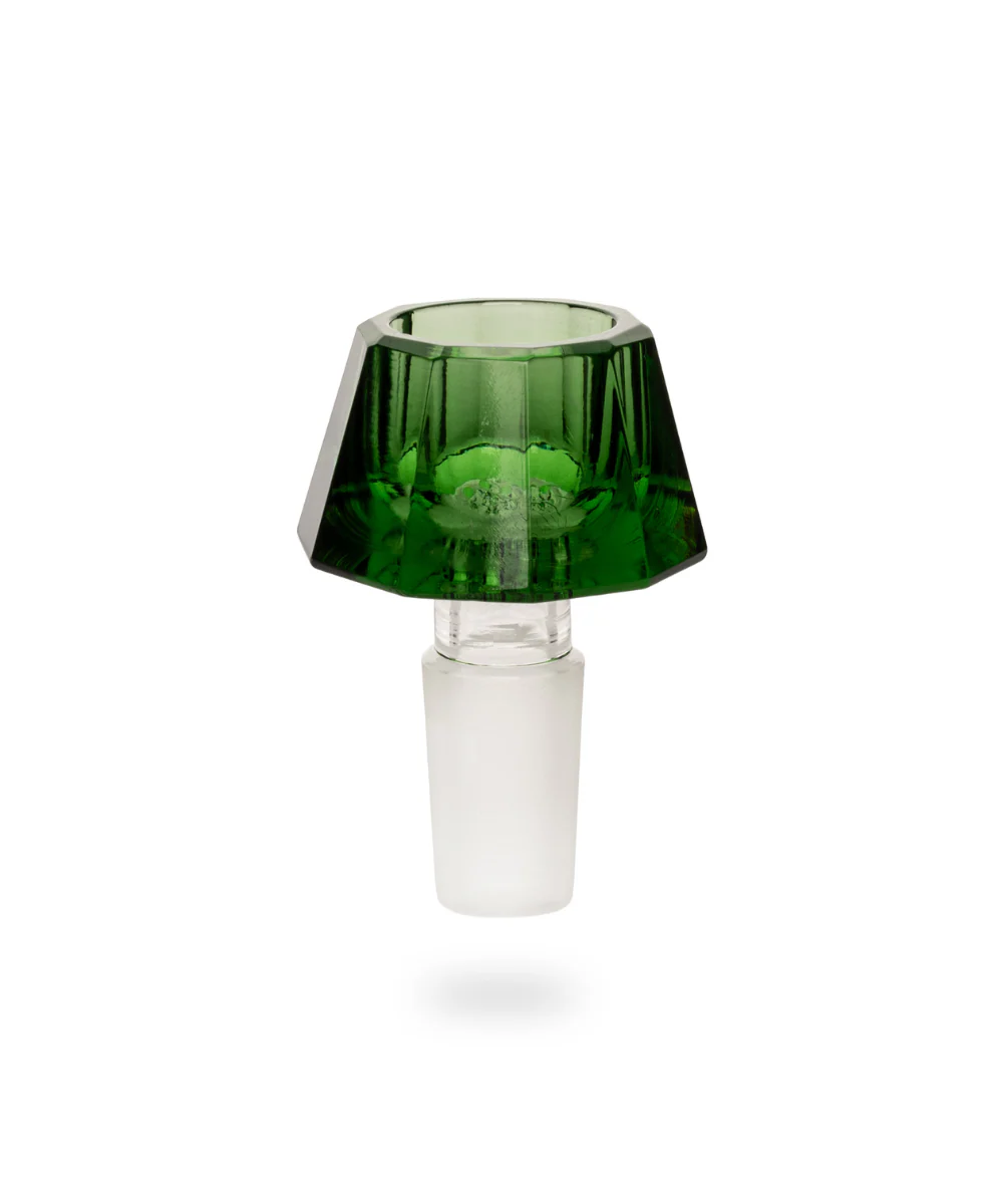 Red Eye Glass 14mm Facetted Bong Bowl - Image 3
