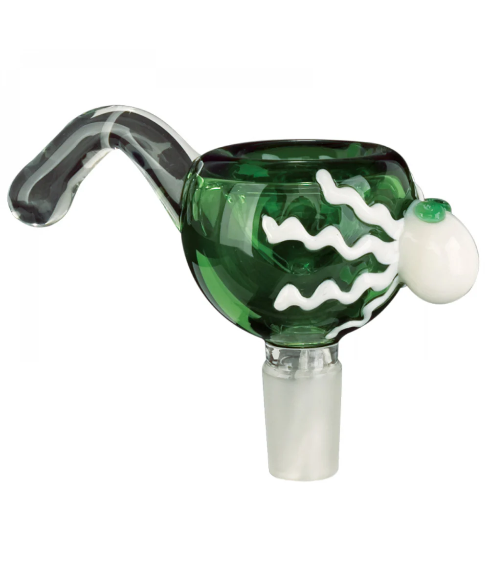 Red Eye Glass 14mm Octopus Bong Bowl - Image 2