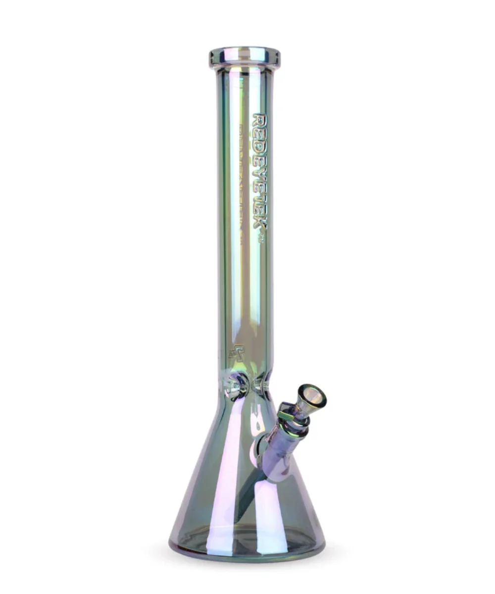 Red Eye Glass 18" 7mm Thick Glass Beaker Bong - Image 2