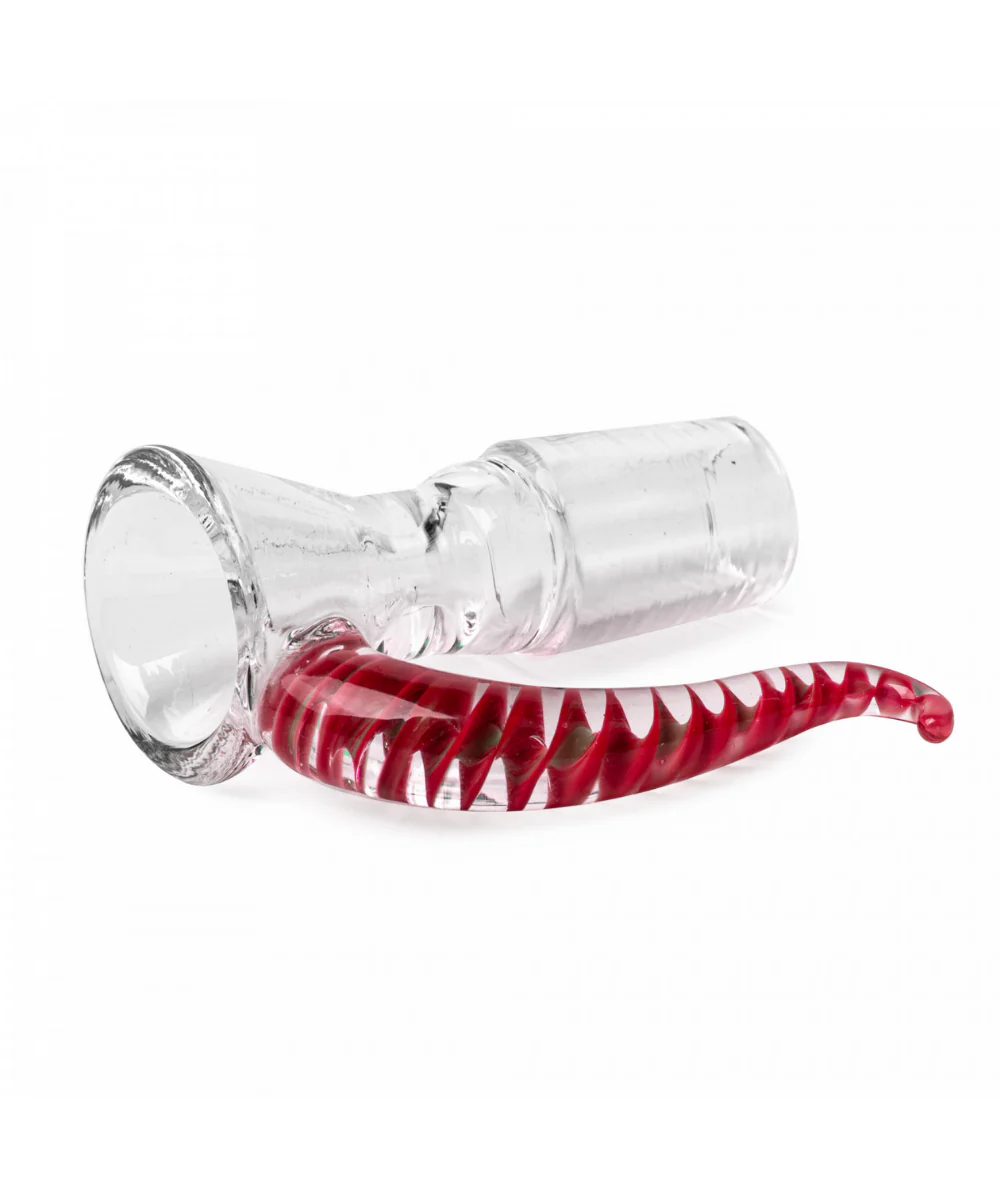 Red Eye Glass 19mm Helix Cone Bowl - Image 2