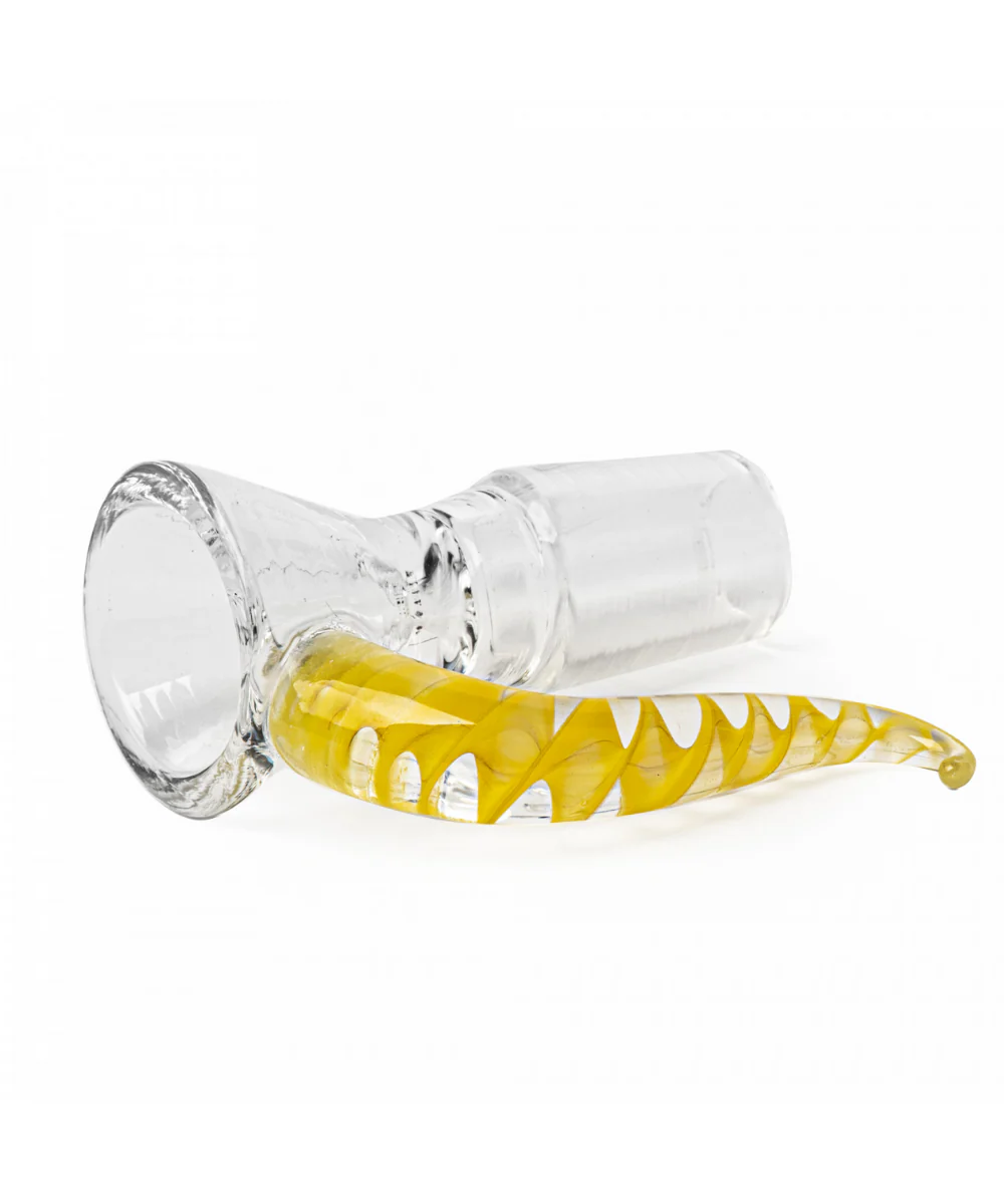 Red Eye Glass 19mm Helix Cone Bowl - Image 3