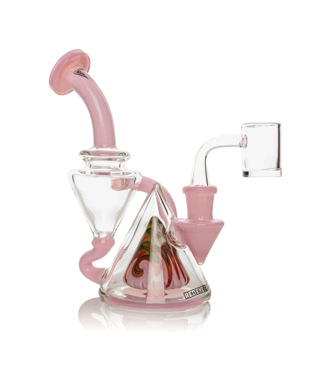 Red Eye Glass 7" Montage Recycler Dab Rig - Image 2