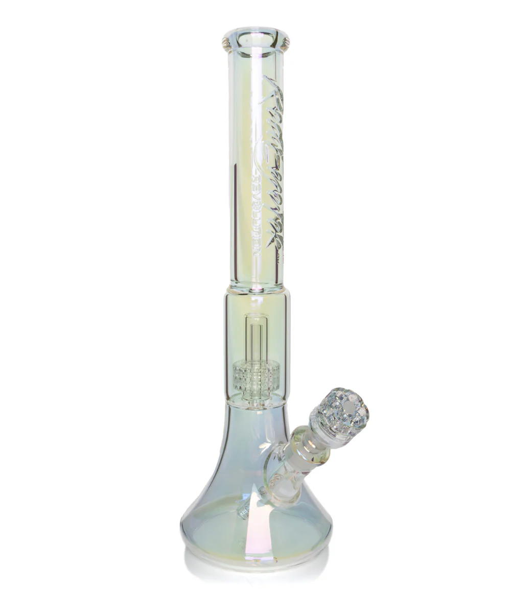 Red Eye Tech 19" 7mm Thick Matrix Perc Beaker Bong - Image 3