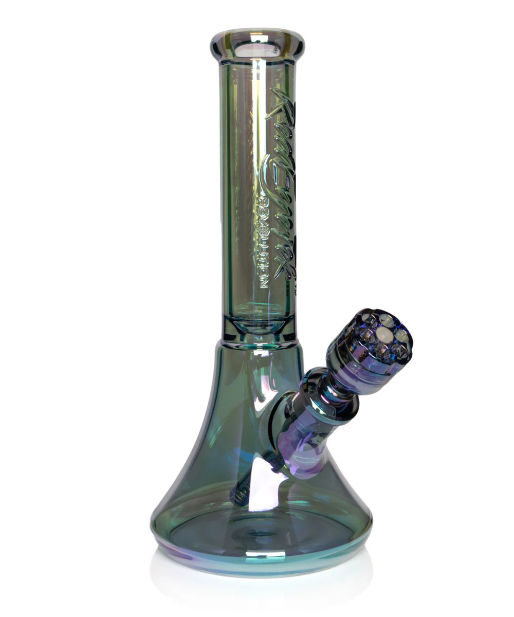 Red Eye Tek 14" 7mm Metallic Revolution Bell Base Bong - Image 4