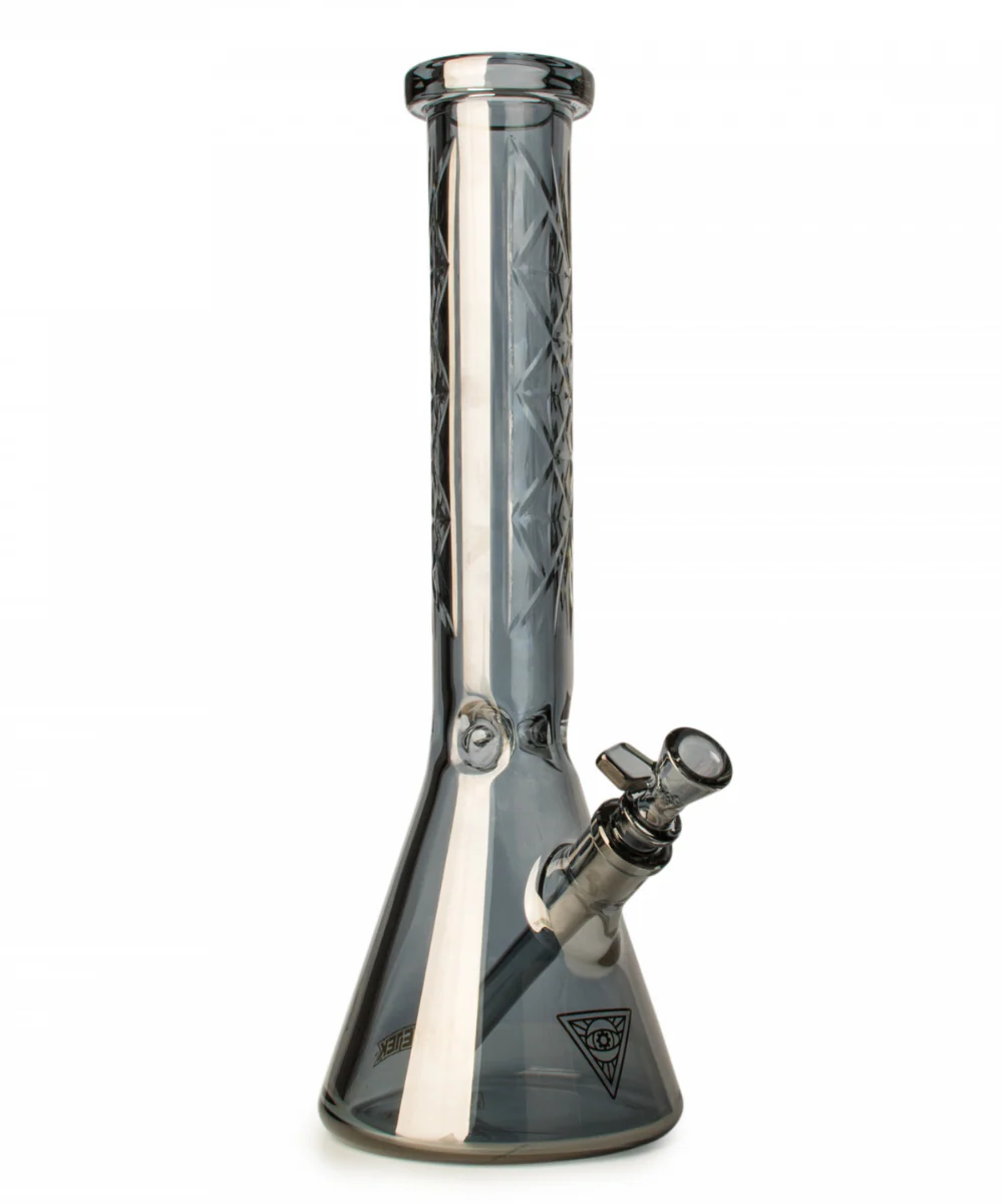Red Eye Tek Metallic Hobstar Beaker Bong - Image 4