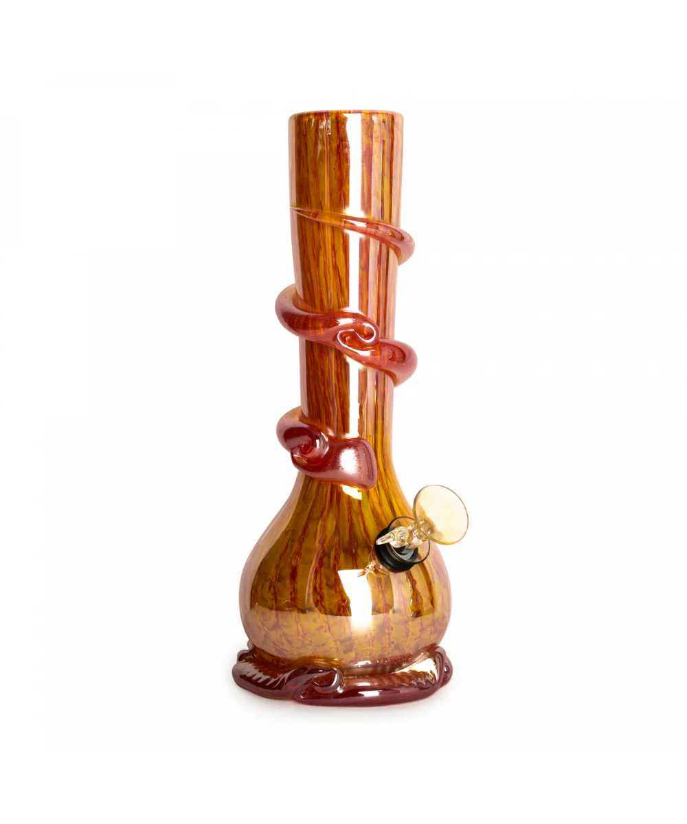 Retro Glass Metallic Kozani Glass Bong - Image 2
