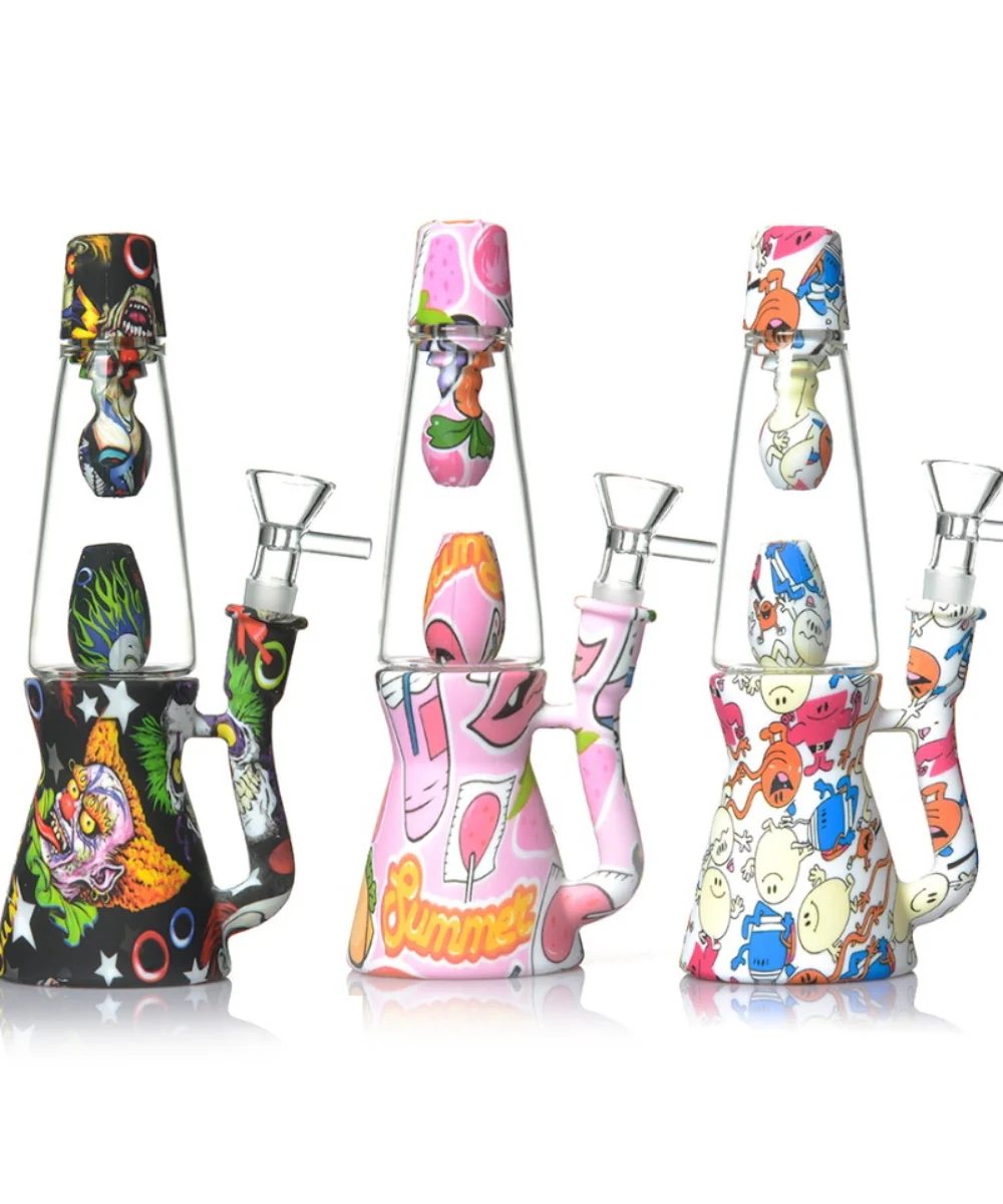Silicone Printed Lava Lamp Bubbler - Image 2