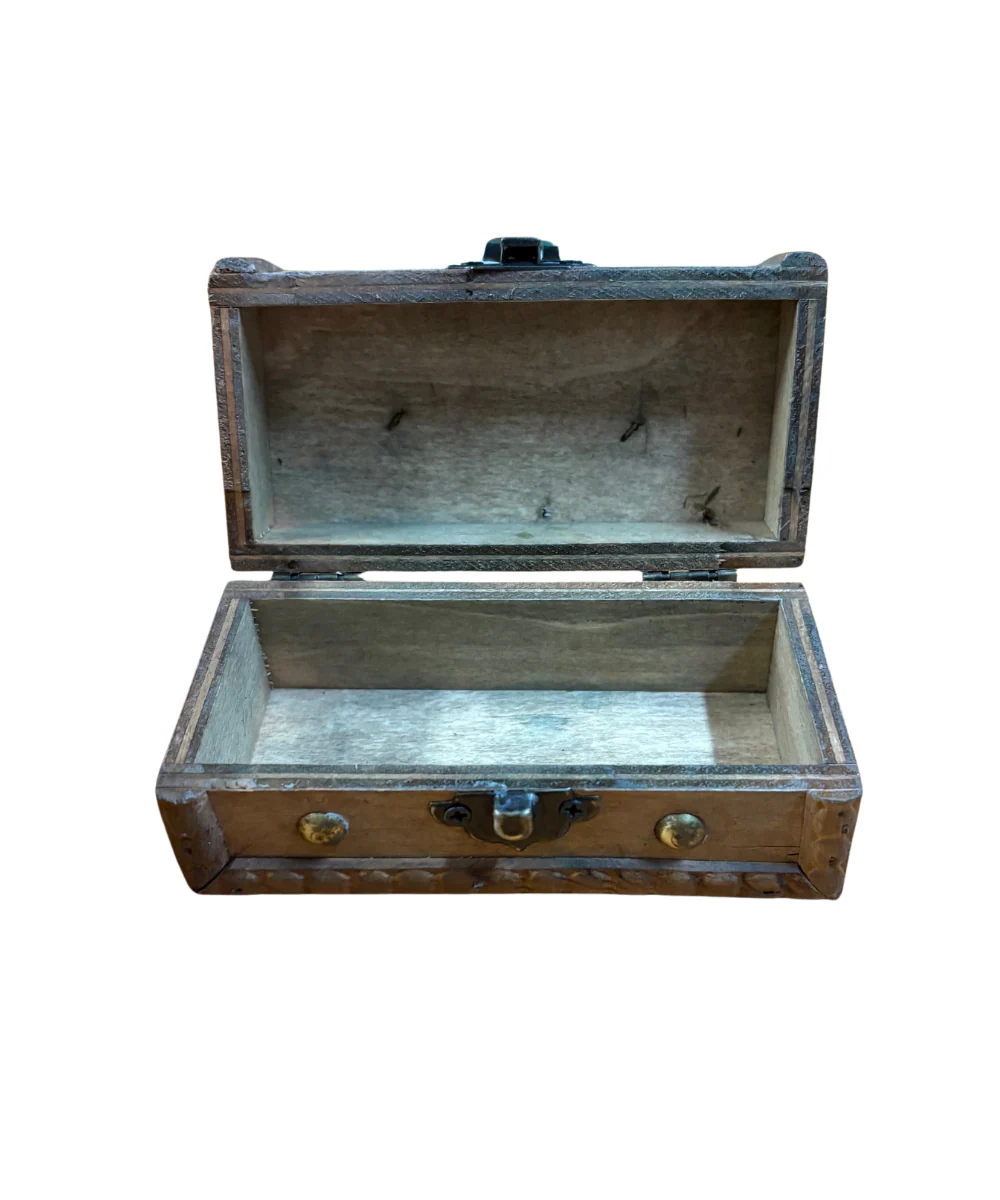 Small Rectangle Wooden Box - Image 2