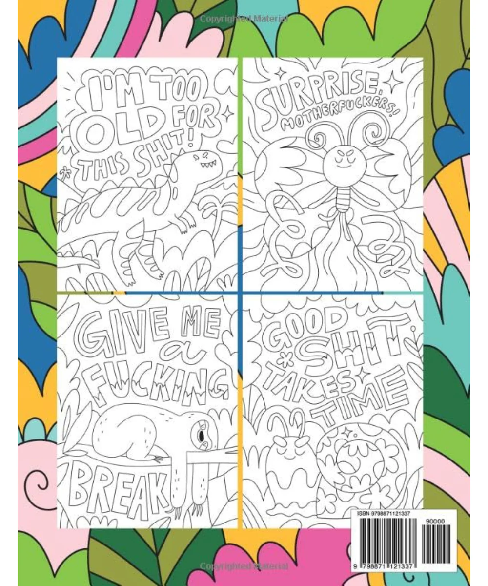 Swearing Animals Colouring Book - Image 2