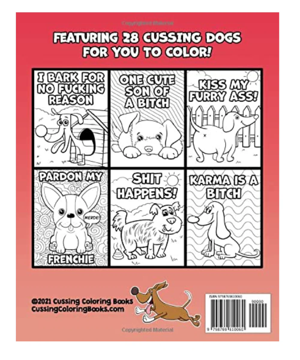 Swearing Dogs Colouring Book - Image 2