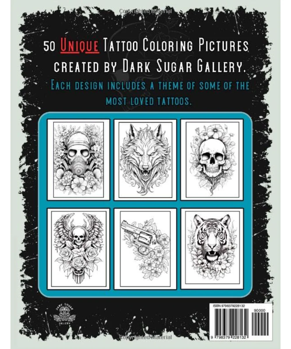 Tattoo Colouring Book - Image 2