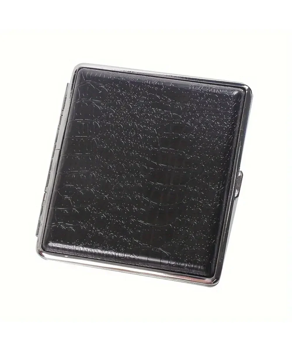 Textured Leatherette Cigarette Case - Image 3