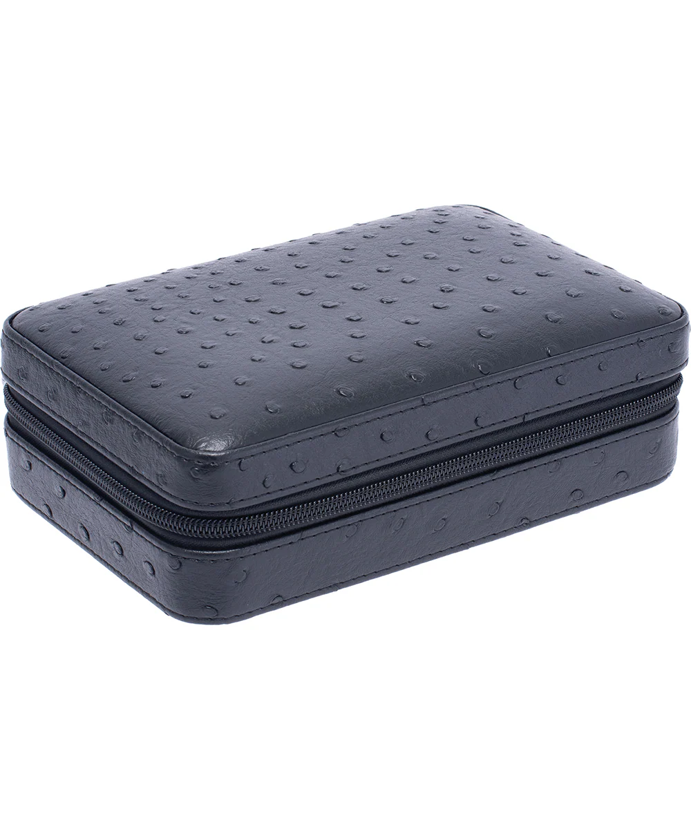 Vegan Leather Cedar Cigar Travel Humidor - Image 2
