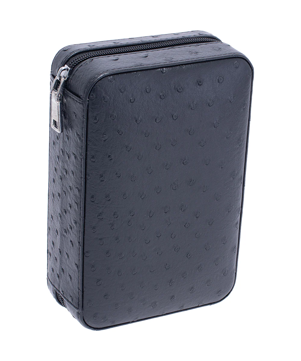 Vegan Leather Cedar Cigar Travel Humidor - Image 3