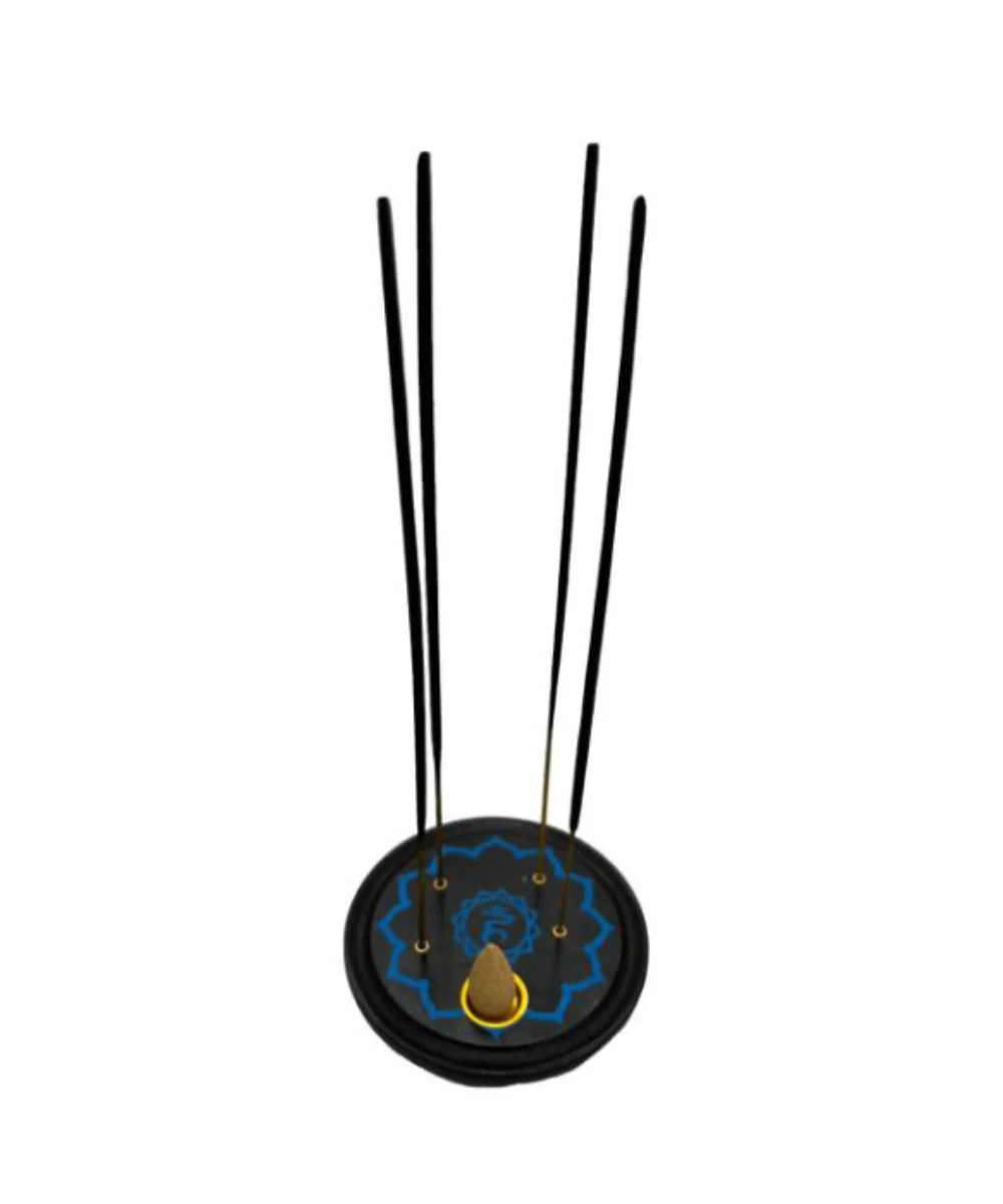 Zenn Round Seven Chakra Incense Burner - Image 2